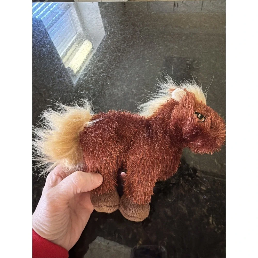 Ganz Webkinz Lil Kinz Horse Brown Pony No Code Plush Plushie HS103 Stuffed Anima